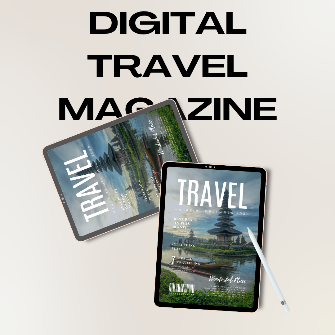 Travel Magazine Digital Scrapbook: International Edition