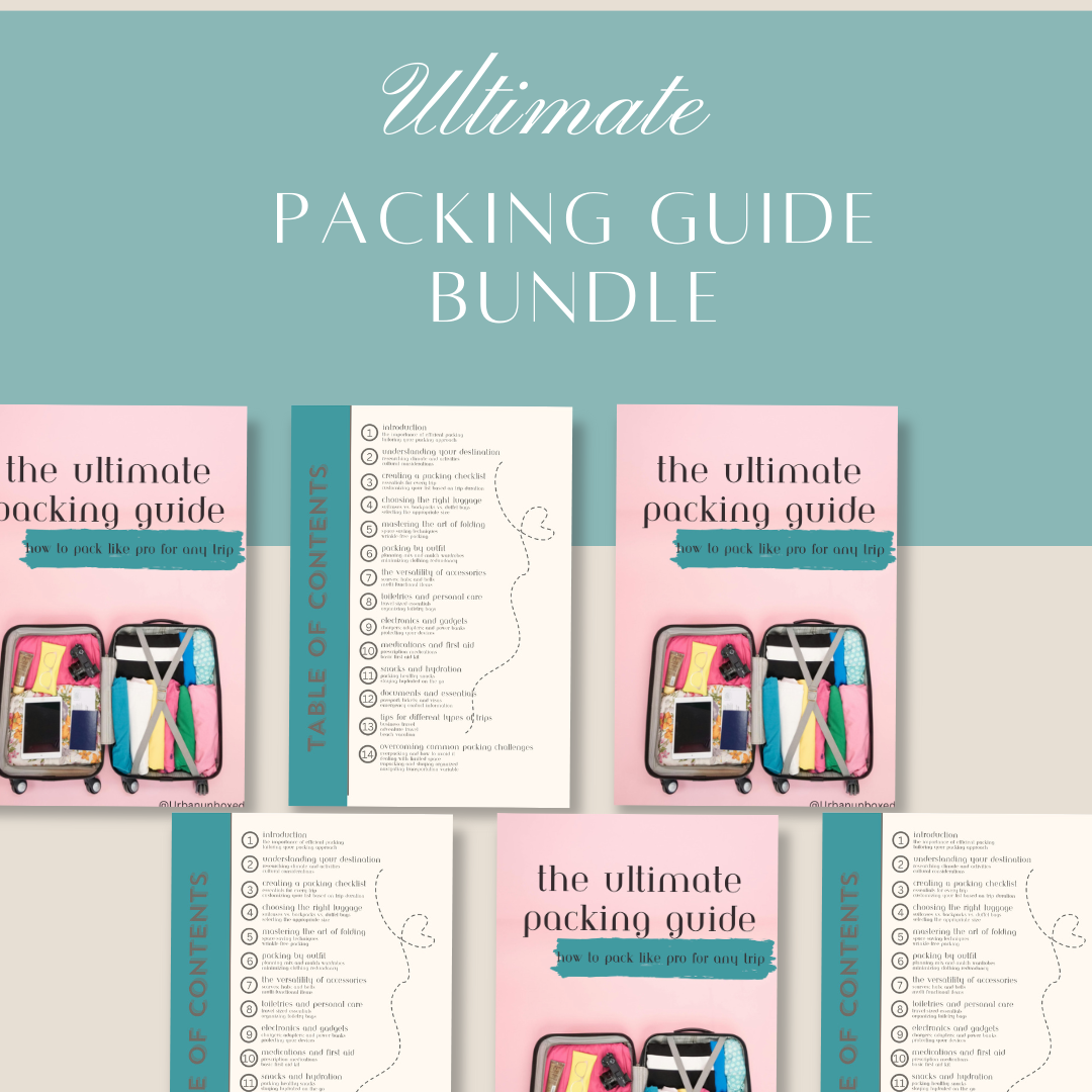 The Ultimate Packing Guide: How to Pack like a Pro for any Trip E-Book