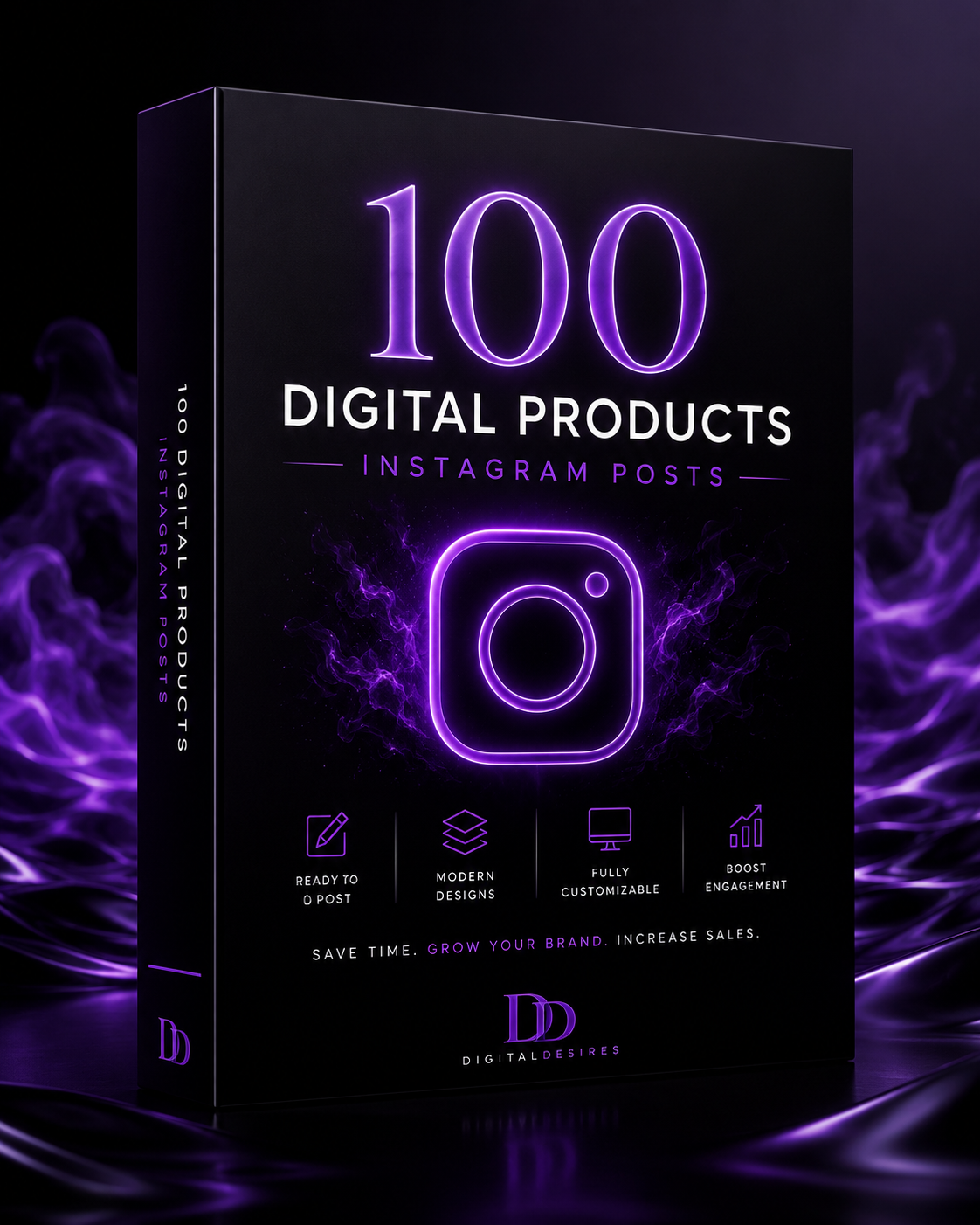 100 Digital Products Instagram Posts